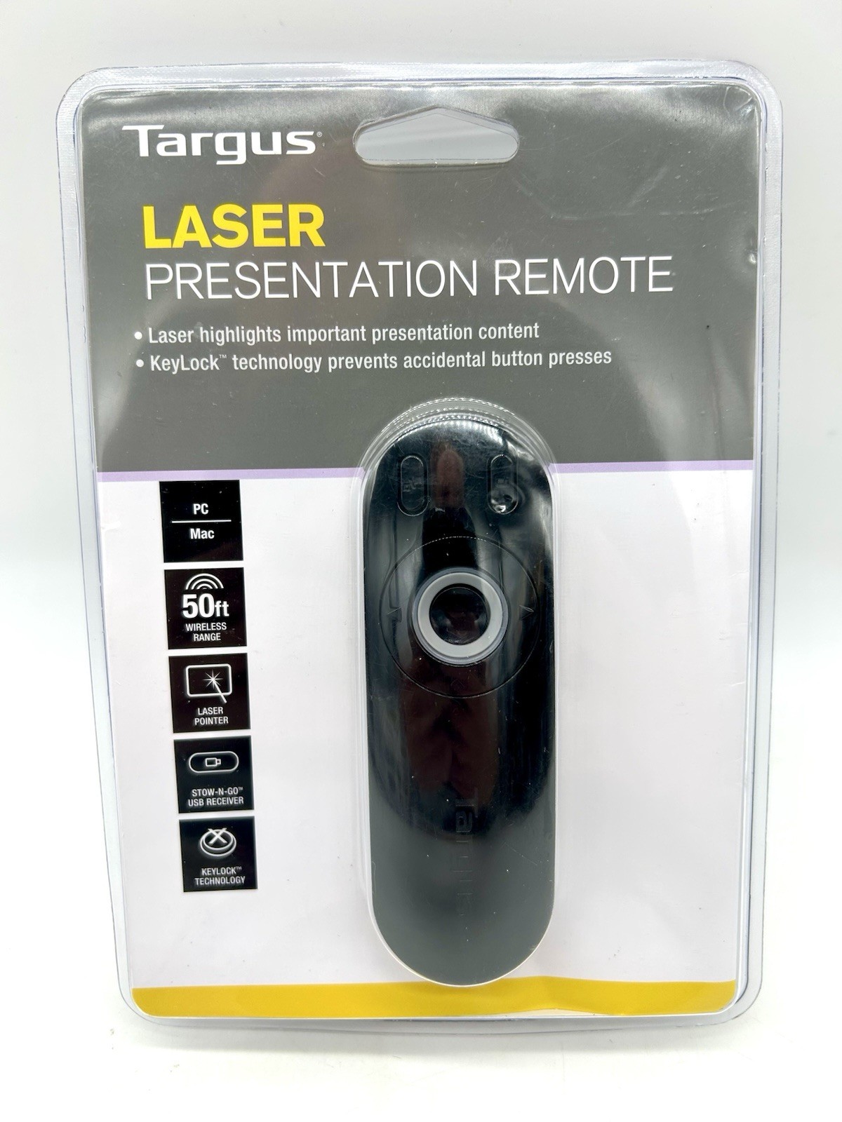 Brand New Targus Laser Presentation Remote Key Lock 50 Ft Sealed