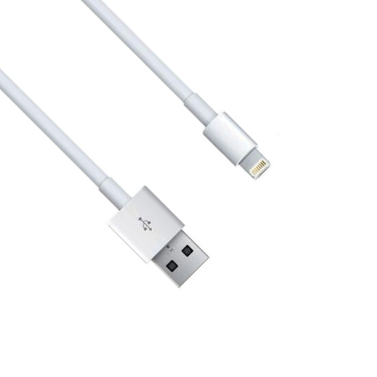 KNTK 6ft Lightning USB Cable Charge Sync for iPhone iPad MFi Certified Cord Wht