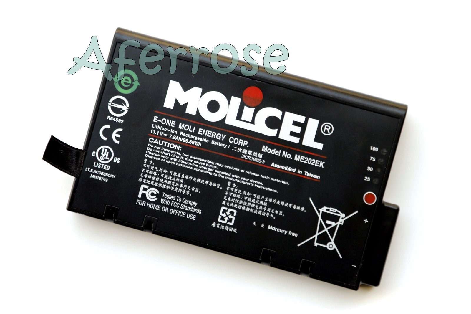 Genuine ME202EK ME202C ME202A for Molicel CM10 CM12 CM120 CM150 VS2 VM4 Battery