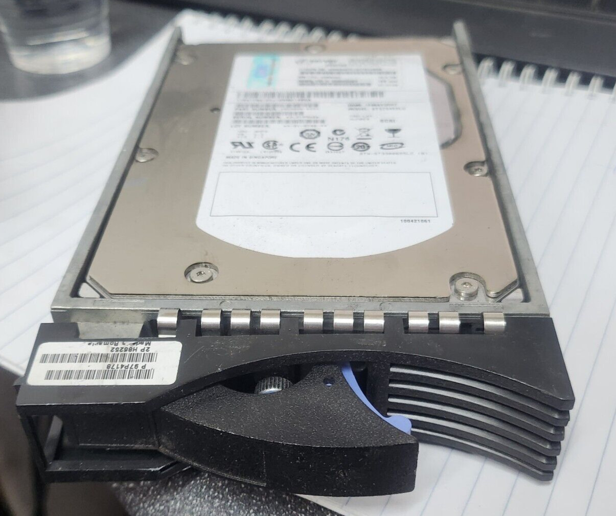 IBM 03N6347 ST373455LC 73.4GB 15K RPM 3.5" SCSI 80-pin Hard Disk Drive w/Tray