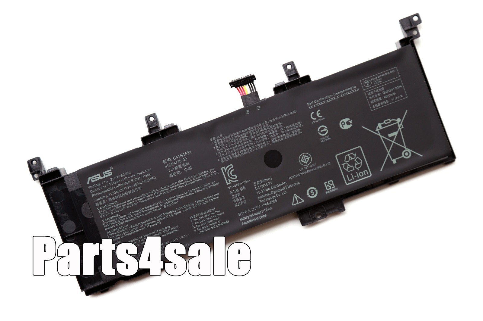 C41N1531 New Genuine OEM Battery for Asus ROG Strix GL502VT GL502VS GL502VY