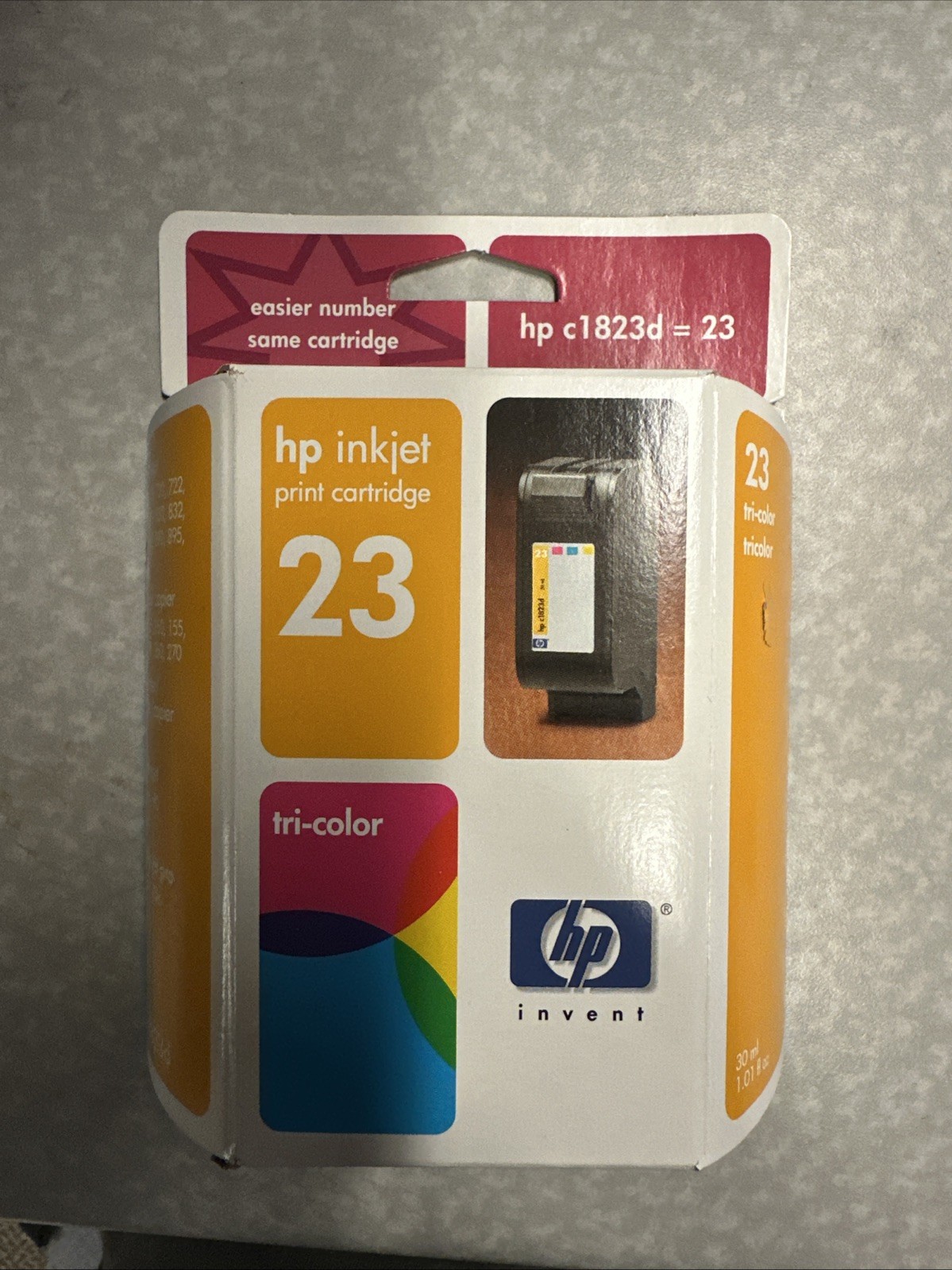 HP 23 INKJET Tri-color Cartridge OfficeJet DeskJet Printer Ink High Quality