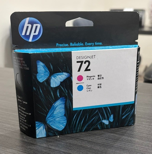 HP 72, Cyan/Magenta Printhead (C9383A)