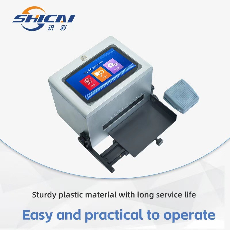 Desktop Inkjet Printer 600 DPI for Food Cans Expiry Date Batch Marking