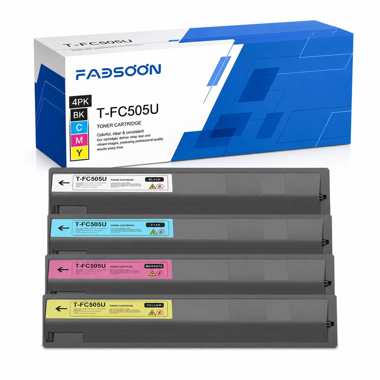 T-FC505U 4PK BK/C/M/Y High Yield Toner Cartridge fit for 2505AC 3005AC 3505AC