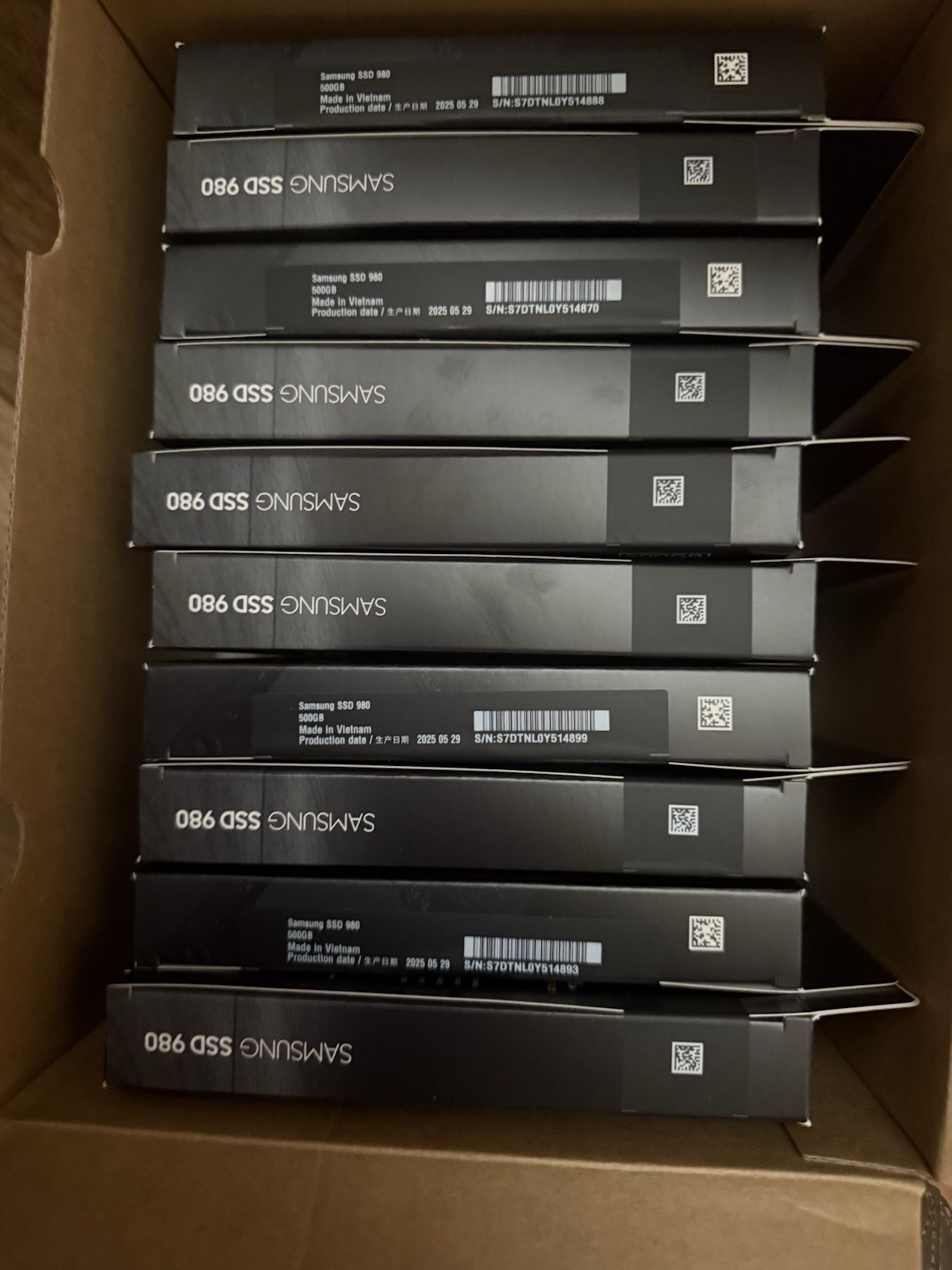 Pack Of 10 Samsung 980 500GB M.2 2280 Internal Gaming SSD (MZ-V8V500B/AM)