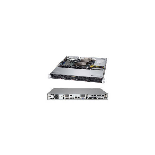 Supermicro SuperChassis CSE-813MFTQC-350CB 350W 1U Rackmount Server Chassis