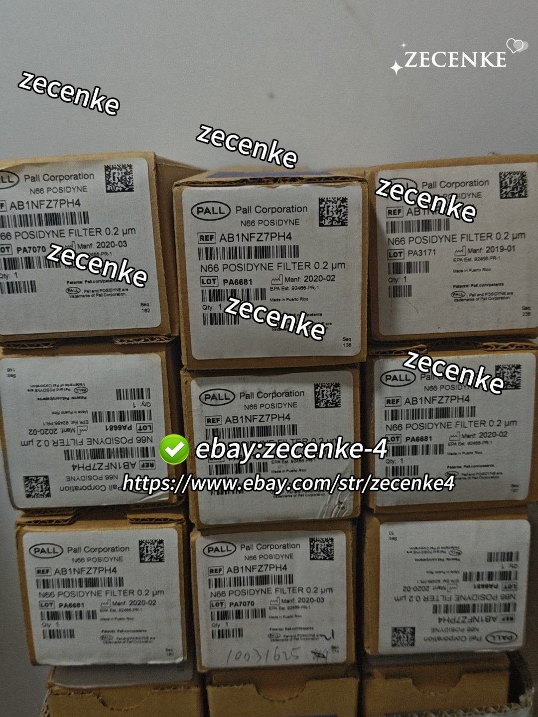 Brand new PALL N66 POSIDYNE , AB1NFZ7PH4, 0.2μm Filter Element By DHL or FedEx
