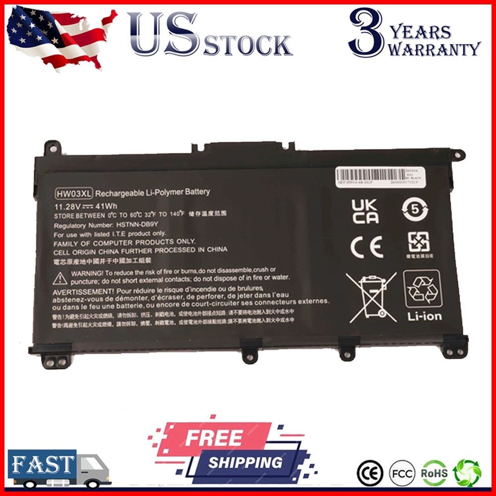 HW03XL Battery for HP Pavilion 15 15-EG0067ST 15-EG0027OD L97300-005