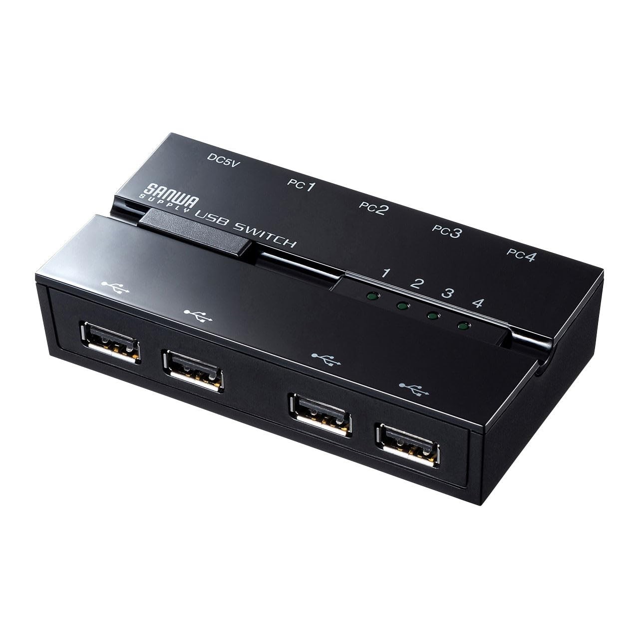 Sanwa Supply USB 2.0 Manual Switch 4-PC with Hub Magnet SW-US44HMG Japan Import