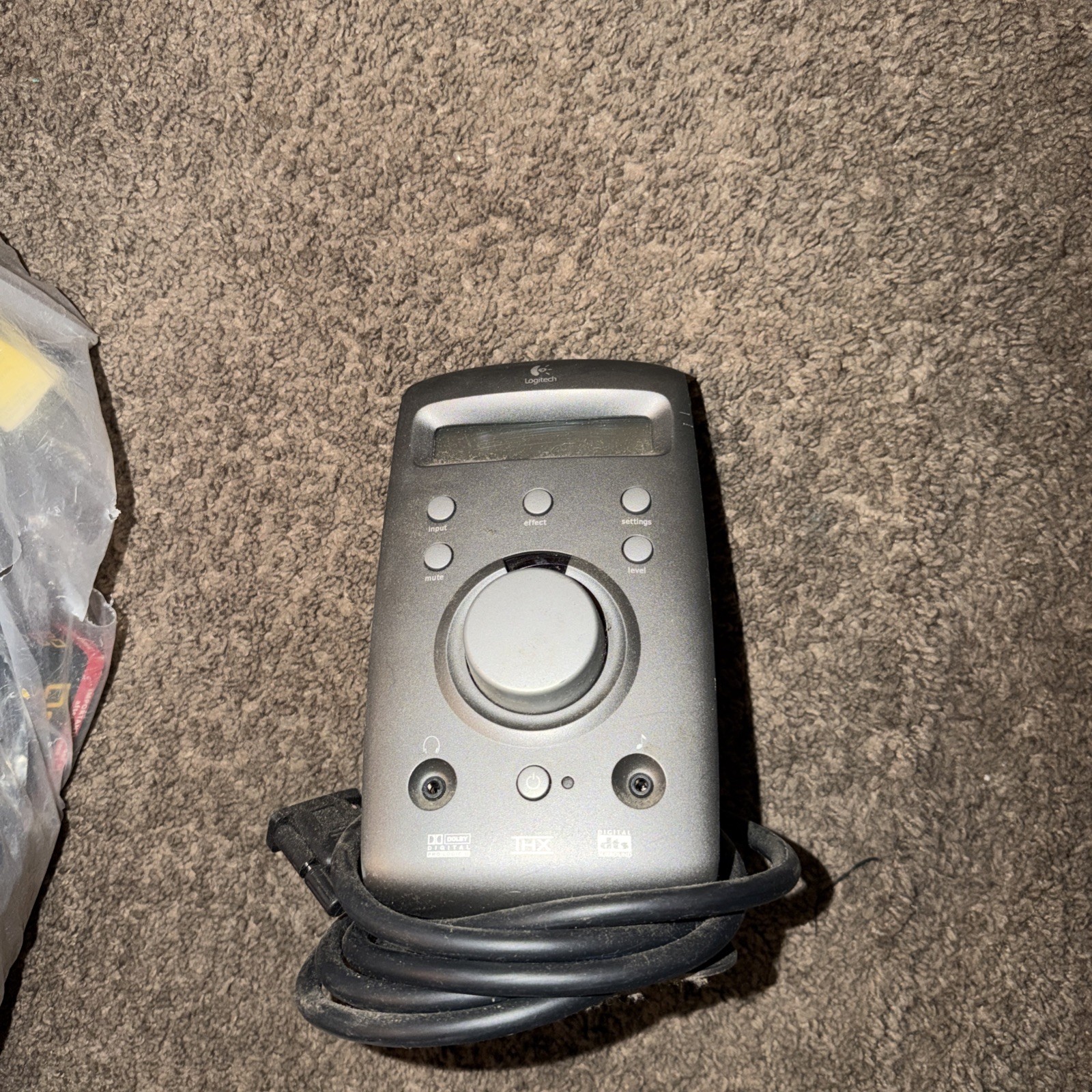 LOGITECH Z-680 VOLUME CONTROL UNIT FOR SPEAKER SYSTEM CONTROL UNIT ONLY