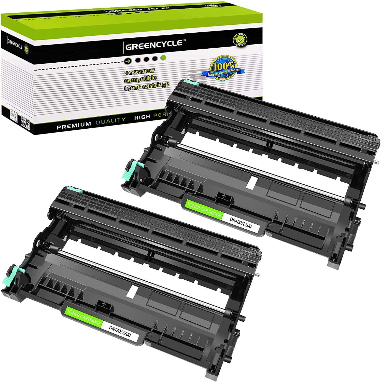 2PK DR420 Drum Unit Fits for Brother DCP-7060D DCP-7065DN DCP-7070DW HL-2250DN