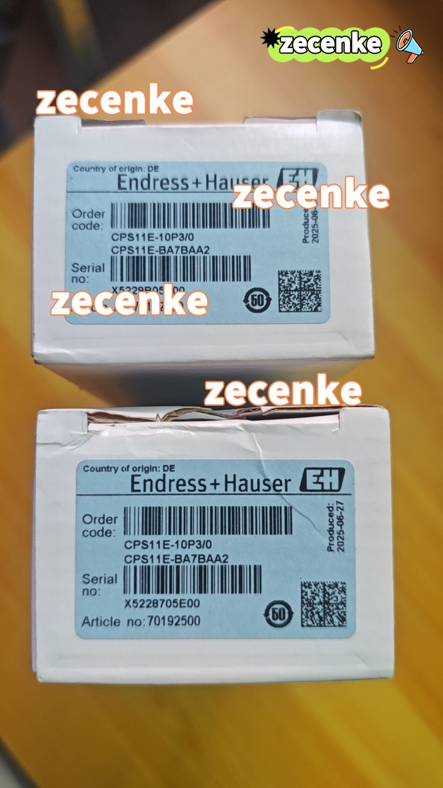 1pcs E+H pH Electrode CPS11E-1082/0 CPS11E-AA7BAA2