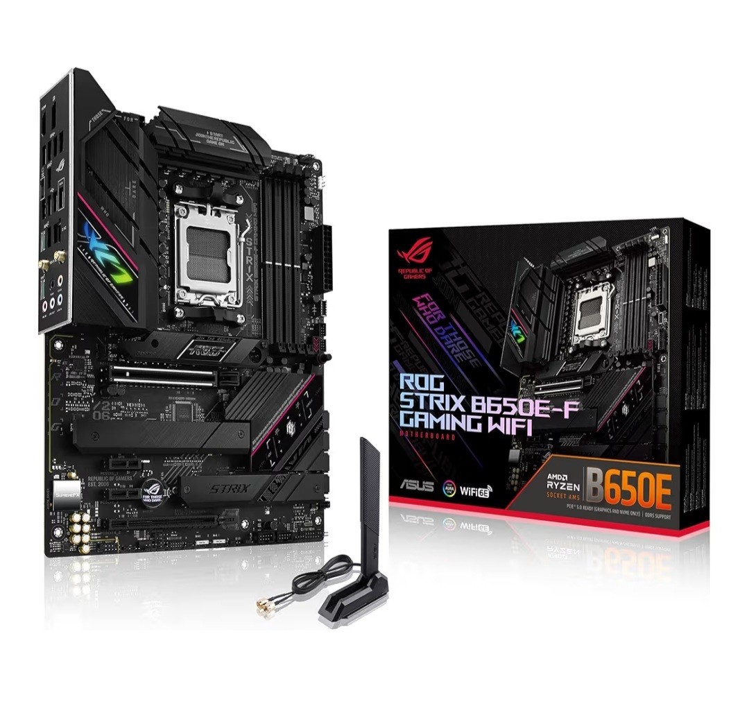 ASUS ROG Strix B650E-F Gaming WiFi AMD B650 AM5 Ryzen™ Desktop 9000 8000 & 7000