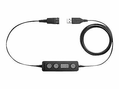 Genuine OEM Jabra Standard Headset QD USB LINK 260 Adapter Cable For Headphones