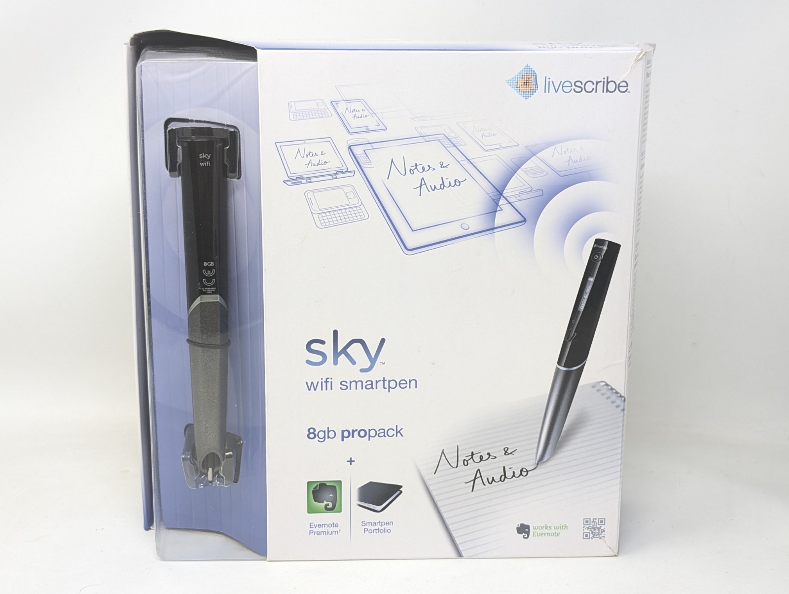 Sky Wifi Smartpen 8gb propack + Evernote Premium and Smartpen Open Box