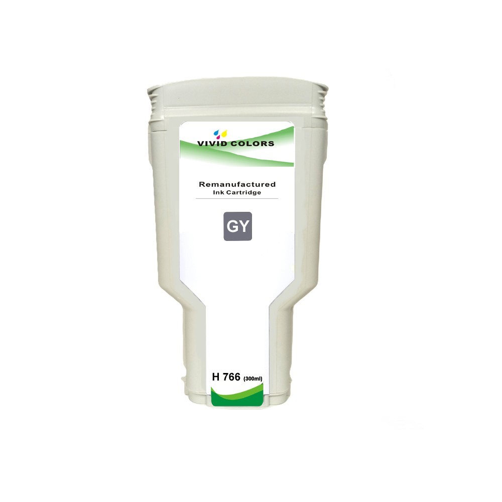 Gray H 766 Reman P2V93A 300ml ink cartridge DesignJet H XL3600/3600dr