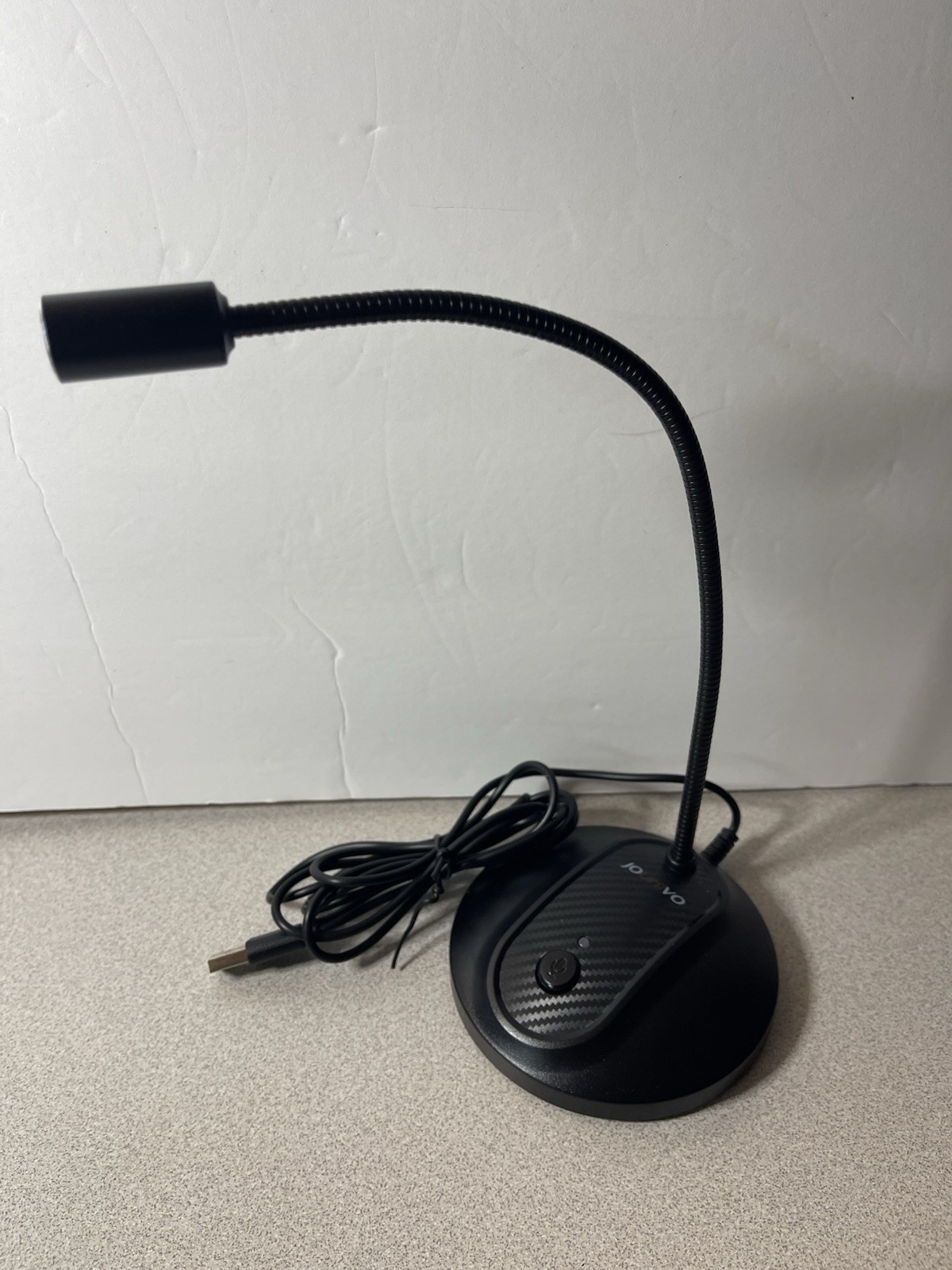 JOUNIVO USB Microphone, 360 Degree Adjustable Gooseneck Design, Mute
