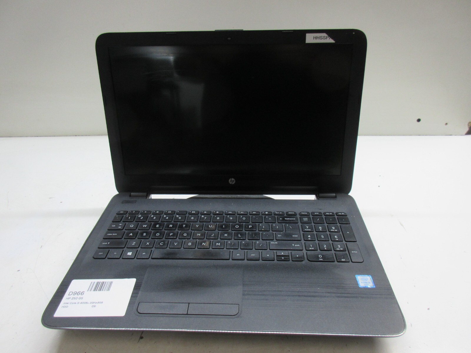 HP 250 G5 Intel Core i3-6006u 2GHz 8GB NO HDD No Batt