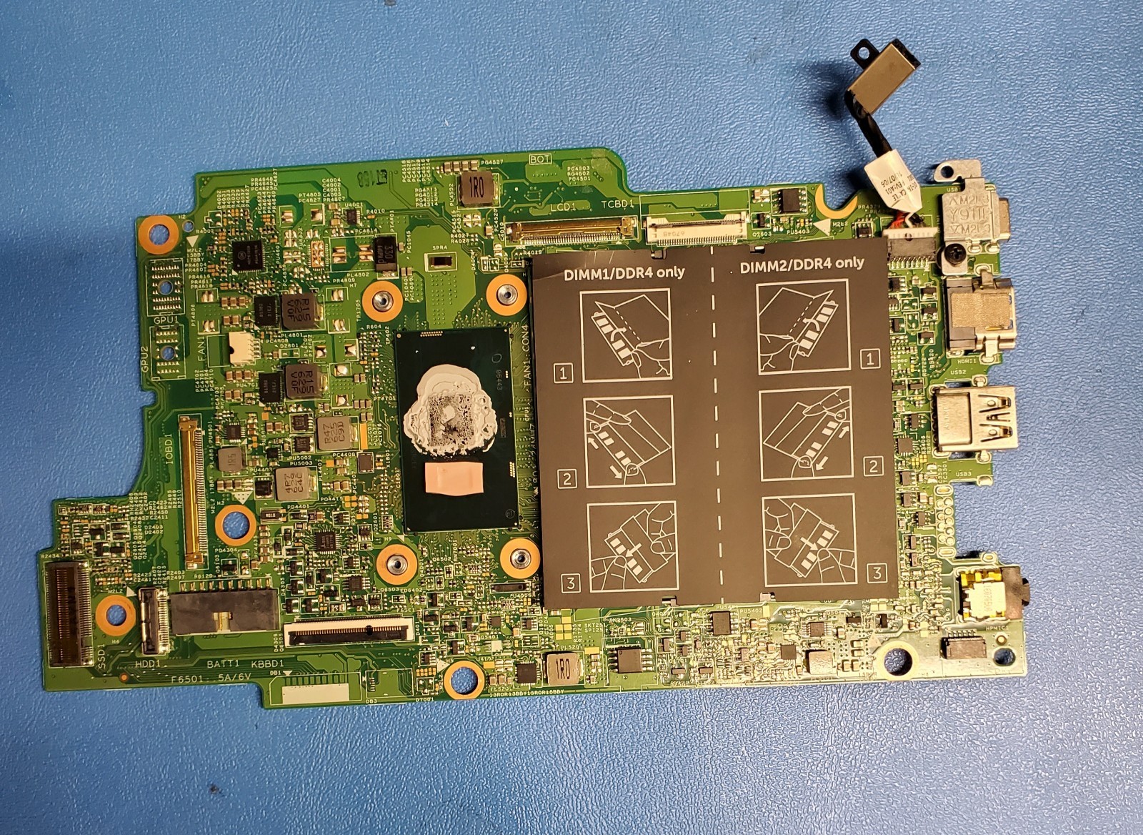 Used Motherboard for Dell P85F001 Tested %100 Working 
