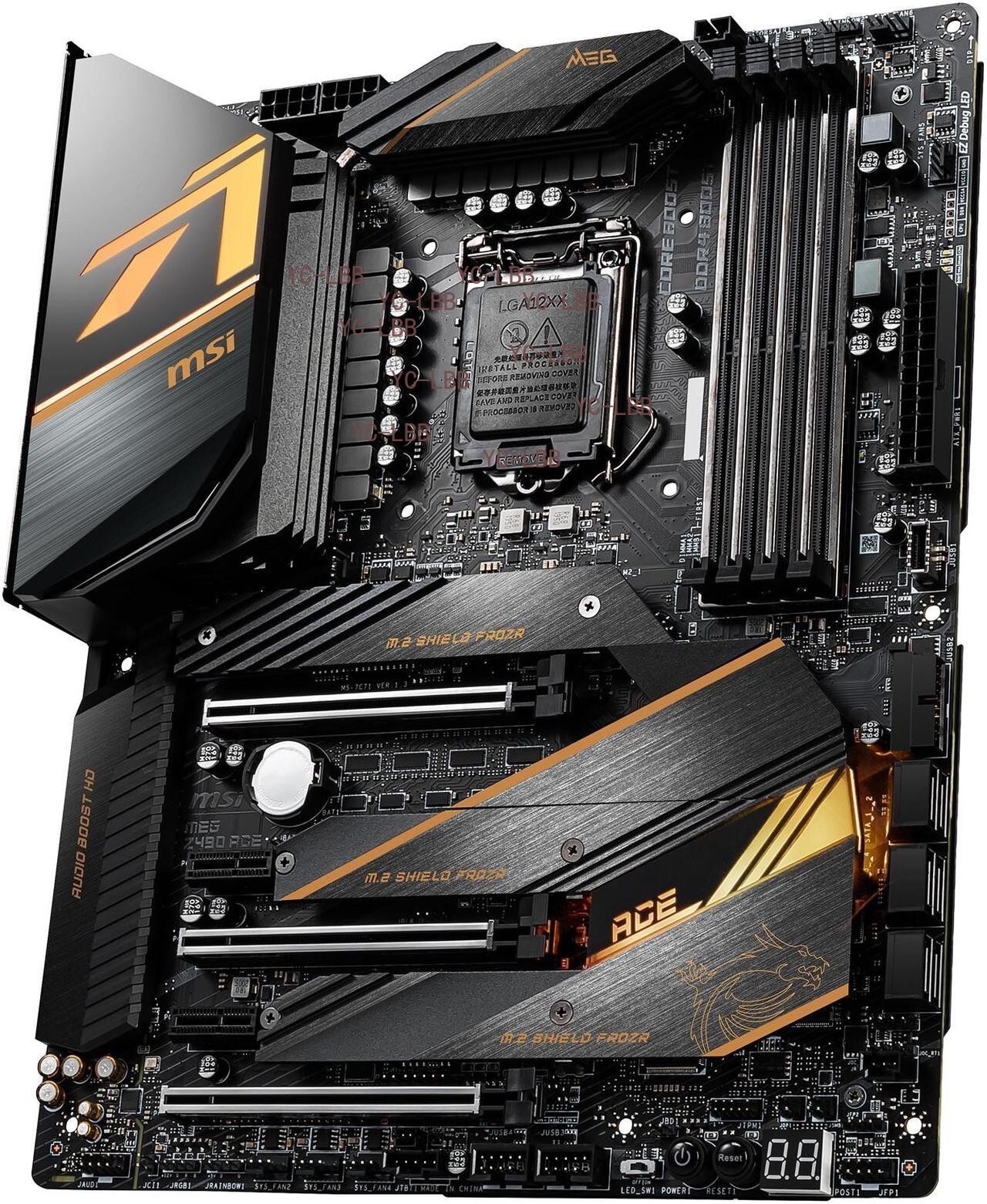 MSI MEG Z490 ACE LGA1200 ATX - 16+1 VRM, Dual M.2, 2.5G LAN Motherboard
