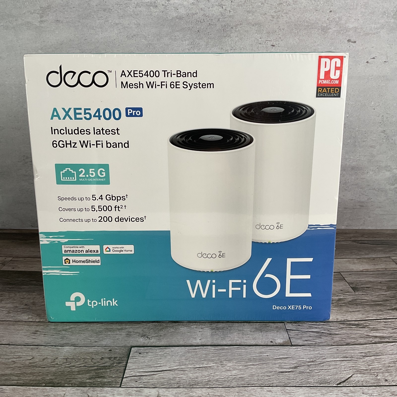 TP-Link Deco XE75 Pro AXE5400 WiFi 6E Mesh System 2-Pack – New