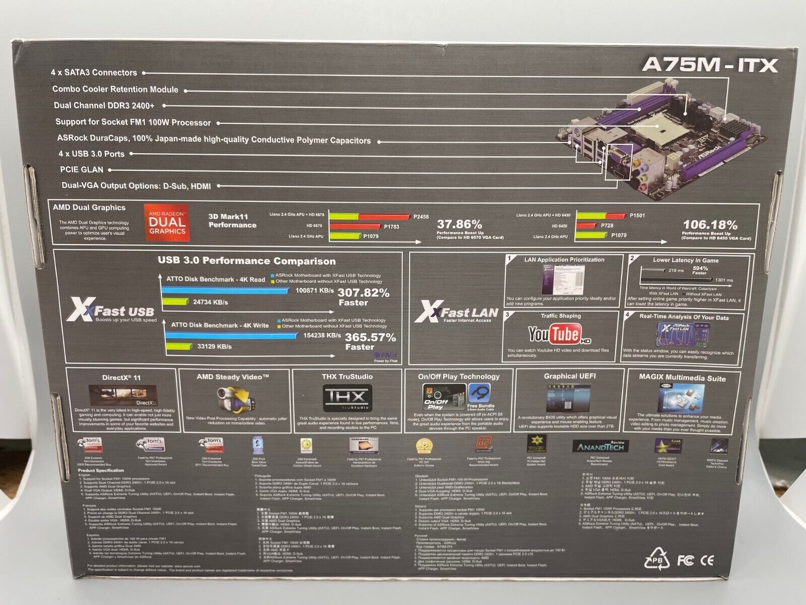ASRock A75M-ITX Motherboard