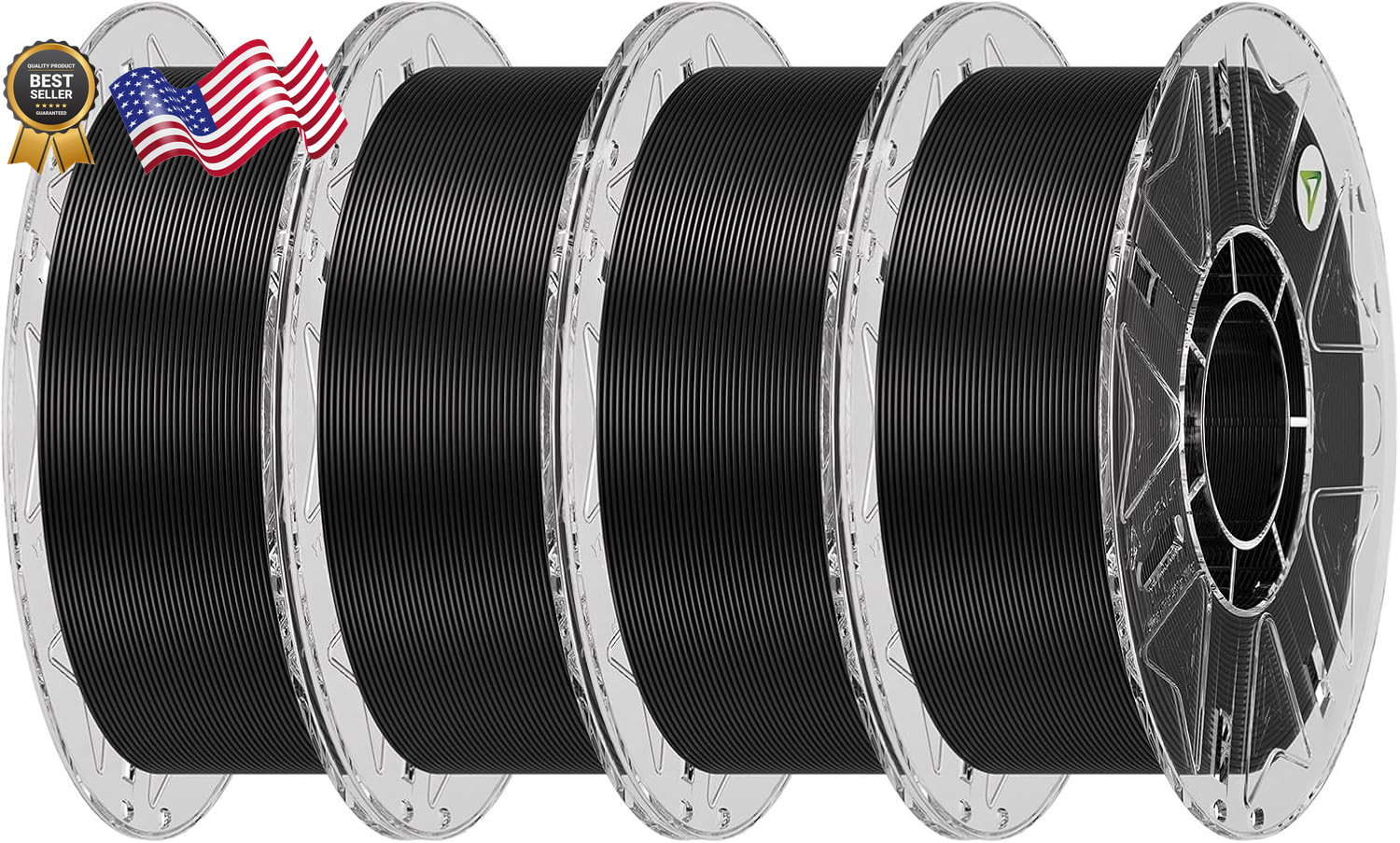 Hyper PLA Filament 1.75Mm Bundle 4KG, RFID 3D Printer Filament for High-Speed Pr