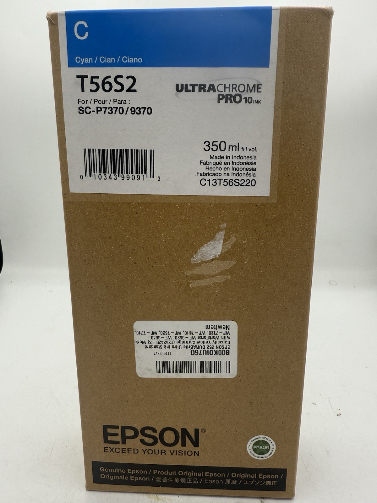 Epson T56S2 Cyan Ink Cartridge