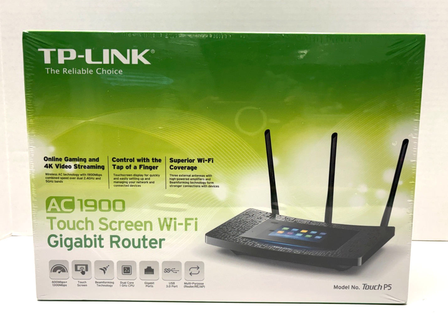 TP-Link Touch P5 AC1900 Touch Screen Wi-Fi Gigabit Router - BRAND NEW SEALED