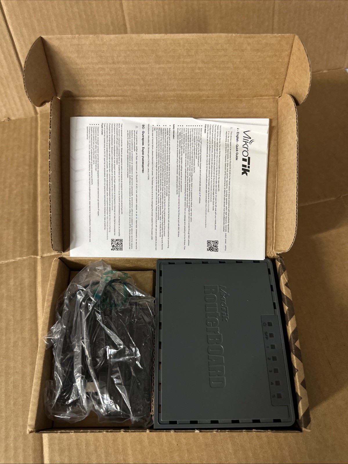 Mikrotik RouterBoard "Hex S" RB760IGS - hEX S 5x LAN, SFP