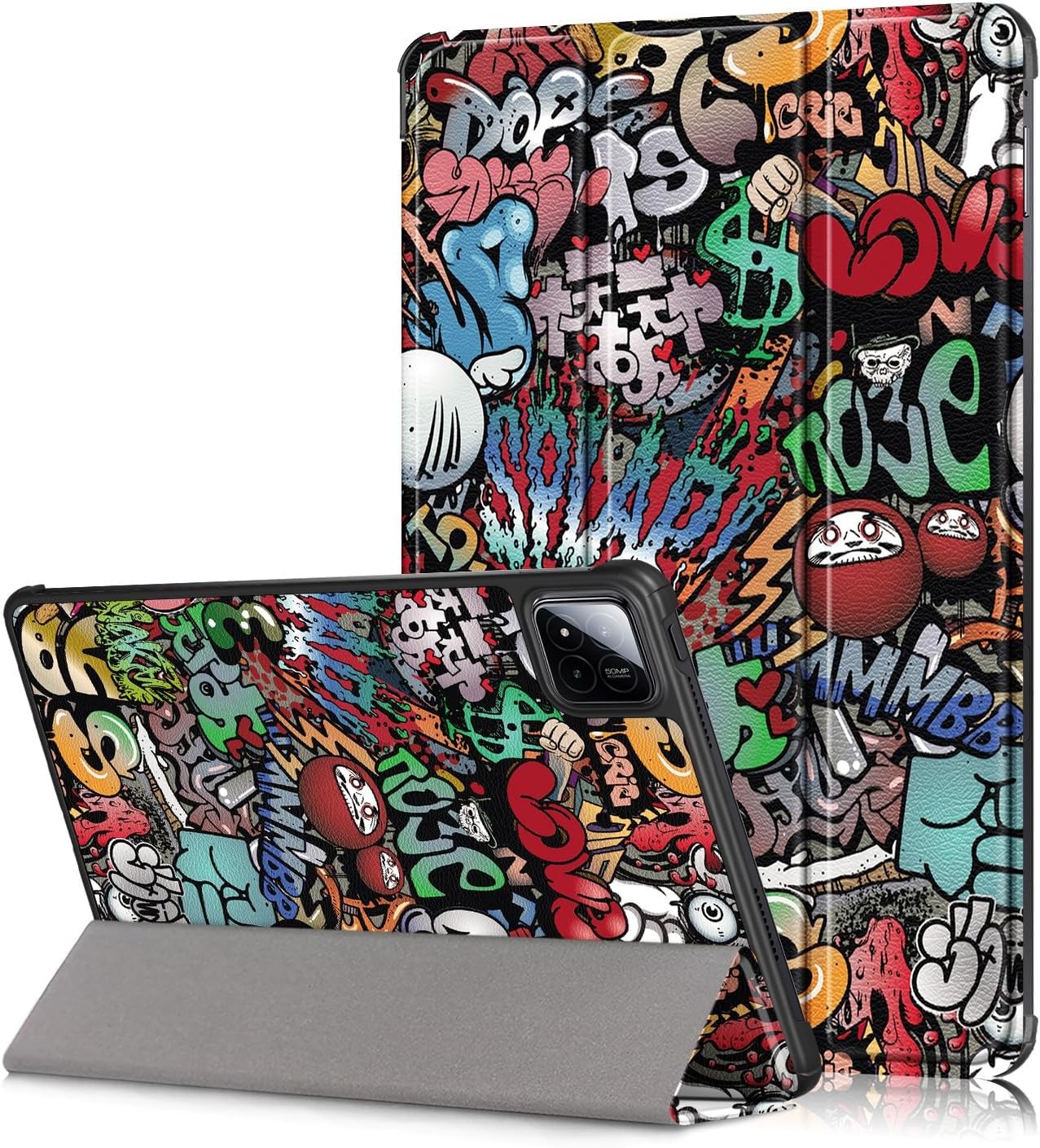 Case for Xiaomi Pad 8/8 Pro 11.2 inch, Slim Stand Back Shell with Auto Wake/Slee