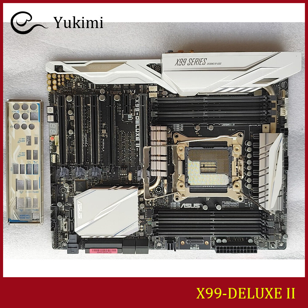 FOR ASUS X99-DELUXE II DDR4*8 LGA 2011-3 128GB ATX Motherboard Test OK