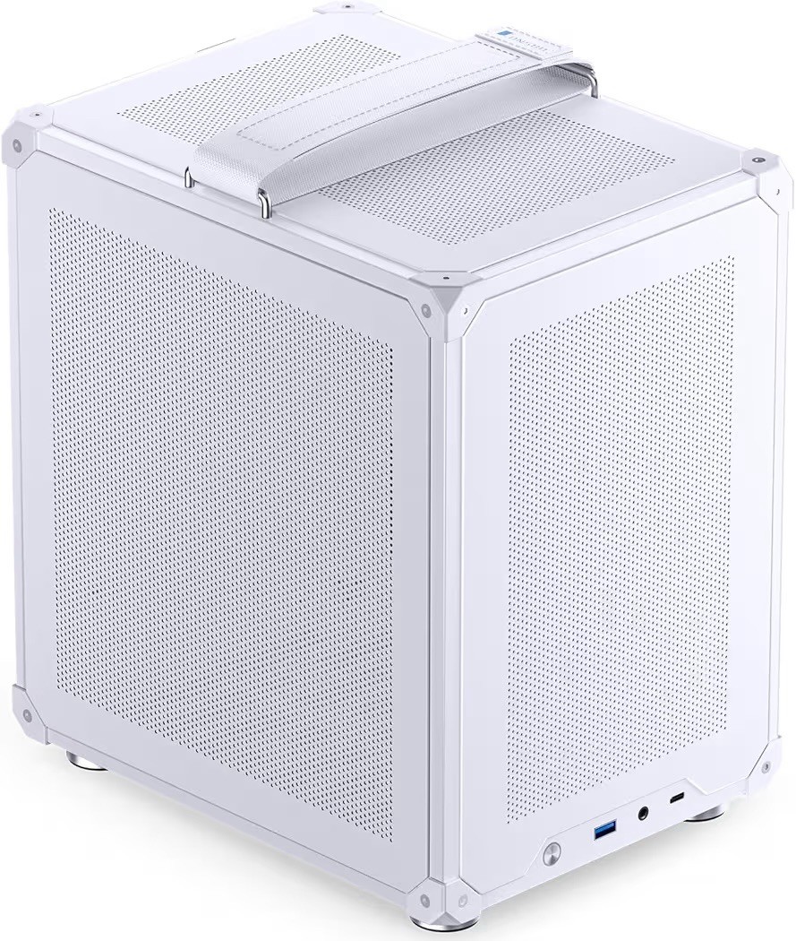 JONSBO C6-ITX White Mini ITX Handled Mesh PC Case