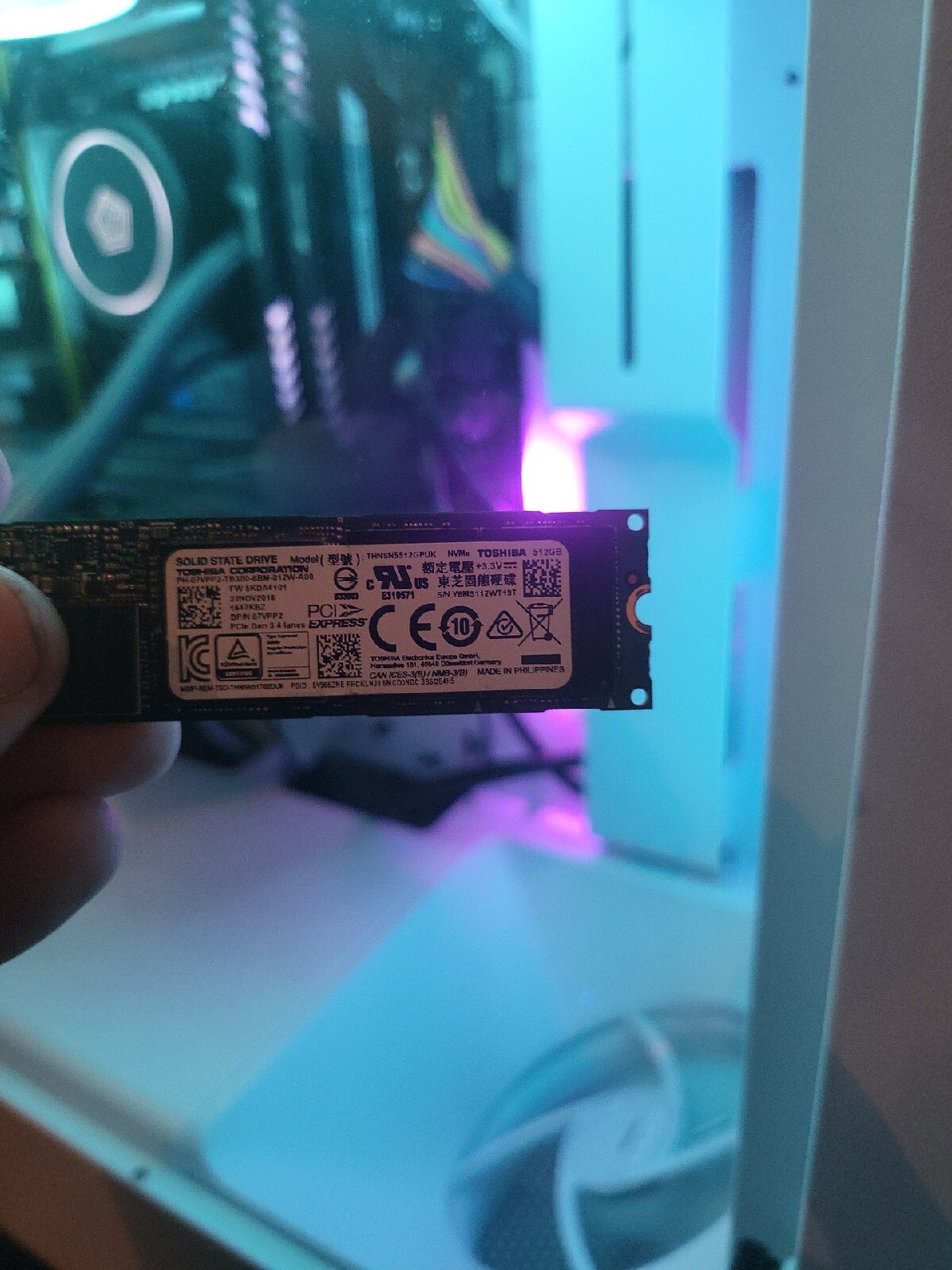 Toshiba XG6 512GB,Internal, M.2 (KXG60ZNV512G) Solid State Drive