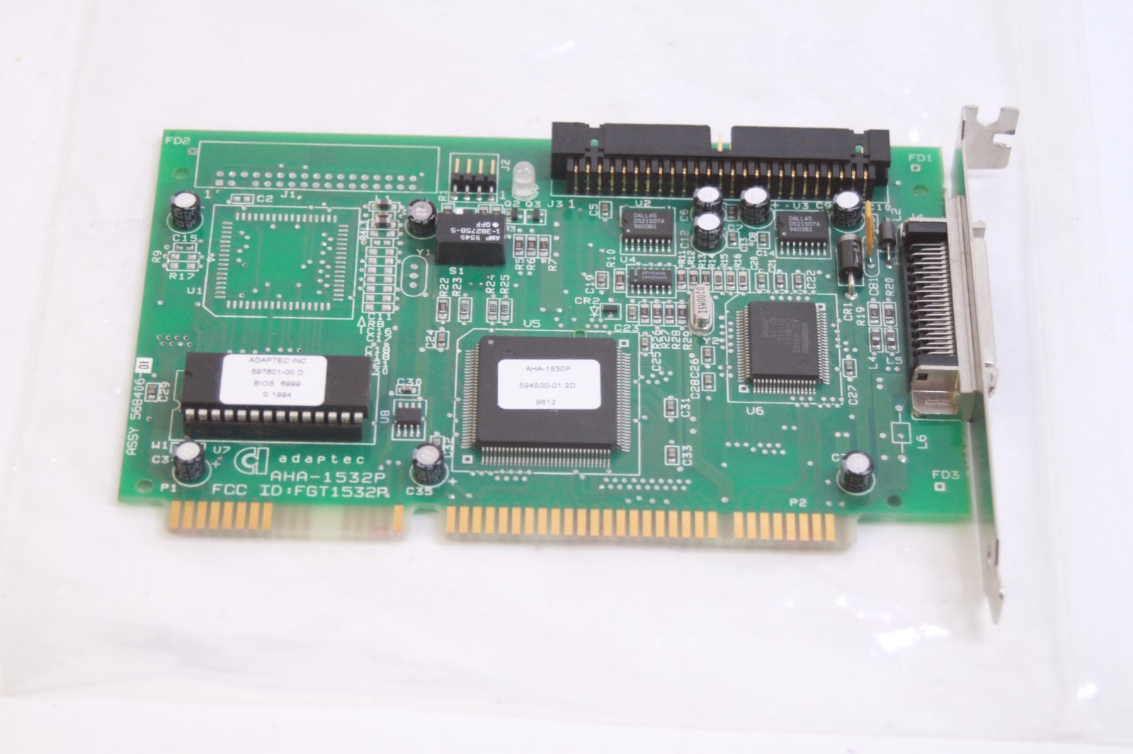 AHA-1530P AHA-1530P S1 AHA-1532P ADAPTEC ISA SCSI CONTROLLER 50 PIN INTERNAL