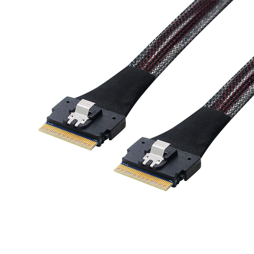 Cablecy To SFF-8654 Slim SAS  Target PCI-E Slim Line SAS 4.0 SFF-8654 8i 74pin