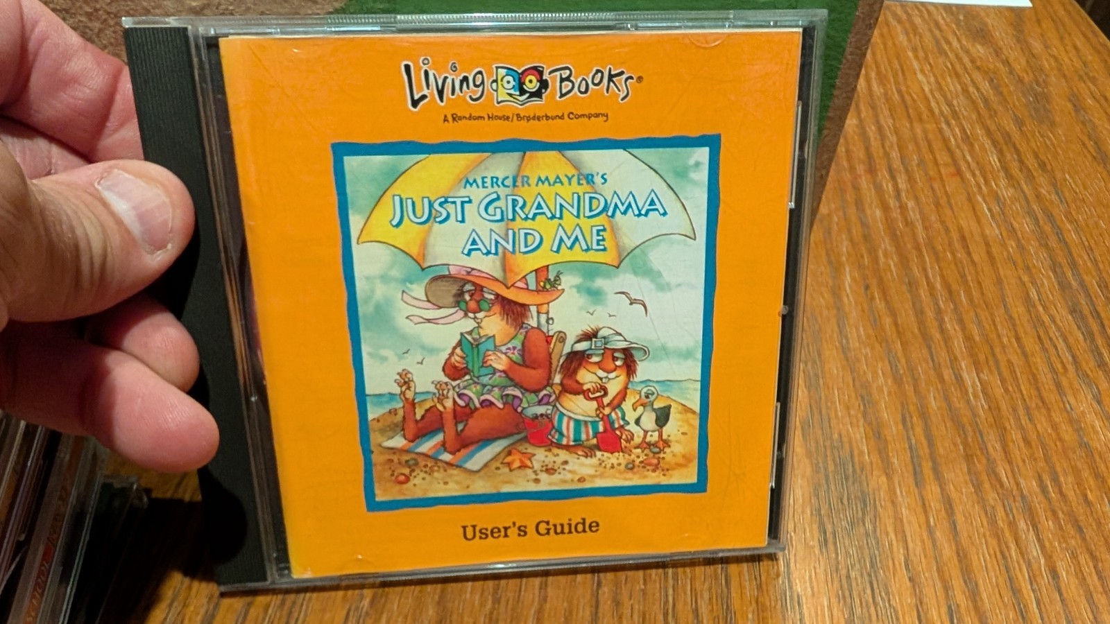 Living Books Just Grandma and Me Mercer Mayer 1994 PC Mac CD-ROM User's Guide