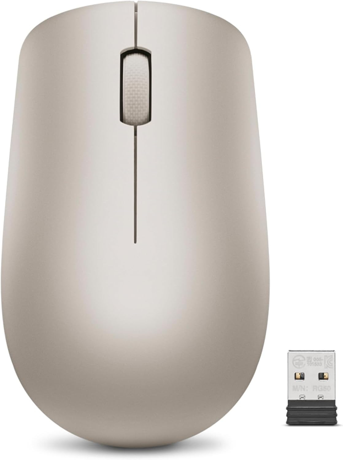 Lenovo 530 Full Size Wireless Computer Mouse for PC, Laptop, Computer with Windo