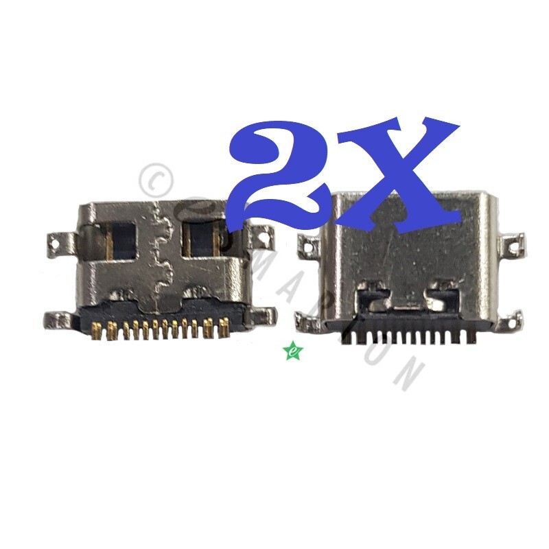 2X Vortex T10M Pro Tablet 10.1" Charging Port USB Charger Dock Connector Type C