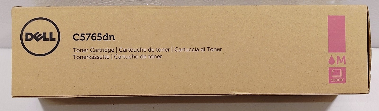 New Genuine Dell C5765dn Magenta Toner Cartridge - Sealed