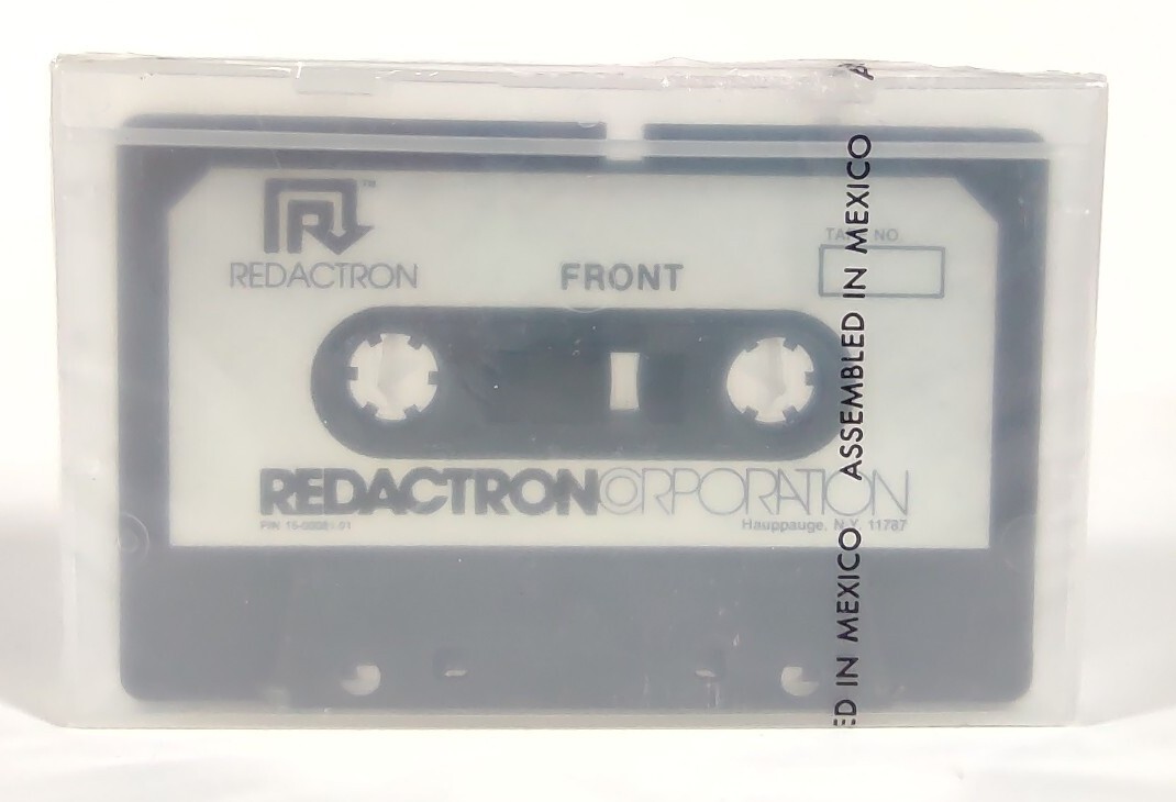 Redactron Data Backup Cassette Tape Vintage Sealed