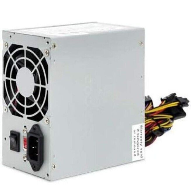 Coolmax I-400 400W ATX 12V V2.0 Power Supply 1x 80mm Low Noise Cooling Fan
