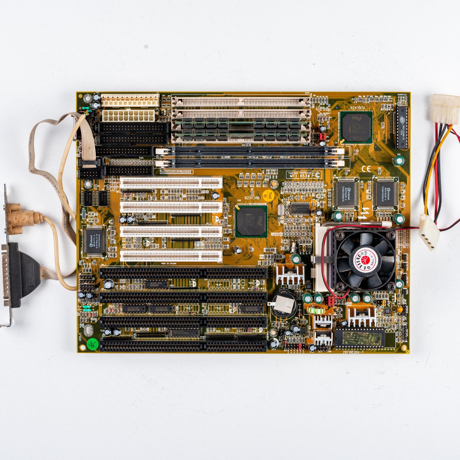 M-Tech R539 MIG Socket 7 Baby AT Motherboard Cyrix 6x86L-PR200+ DOS Retro Gaming