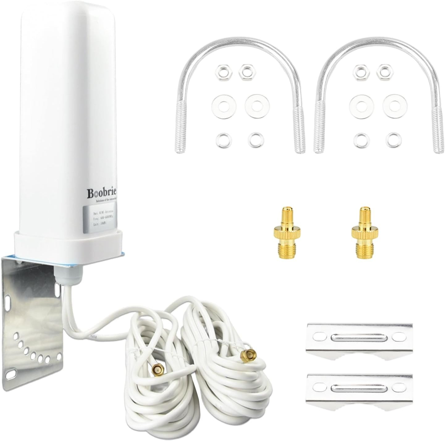 2X2 MIMO 4G LTE 5G Antenna High Gain 10Dbi 600-6000Mhz Omnidirectional Wifi Ante