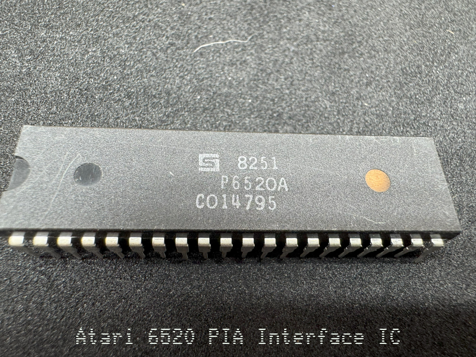 (1PC) Rockwell 6520 PIA Chip - Atari - Genuine IC from US Seller