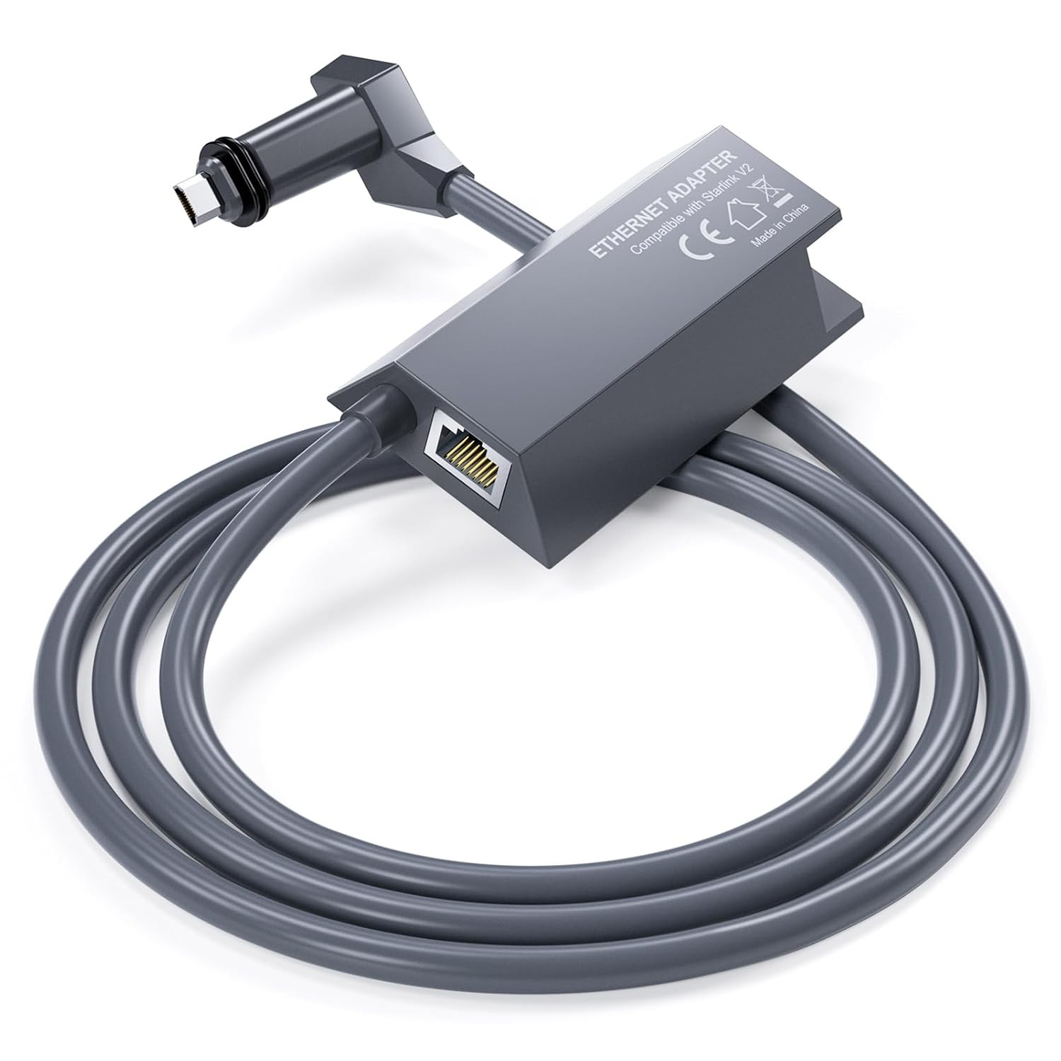 Starlink Ethernet Adapter V2 for Rectangular Satellite Internet Adapter