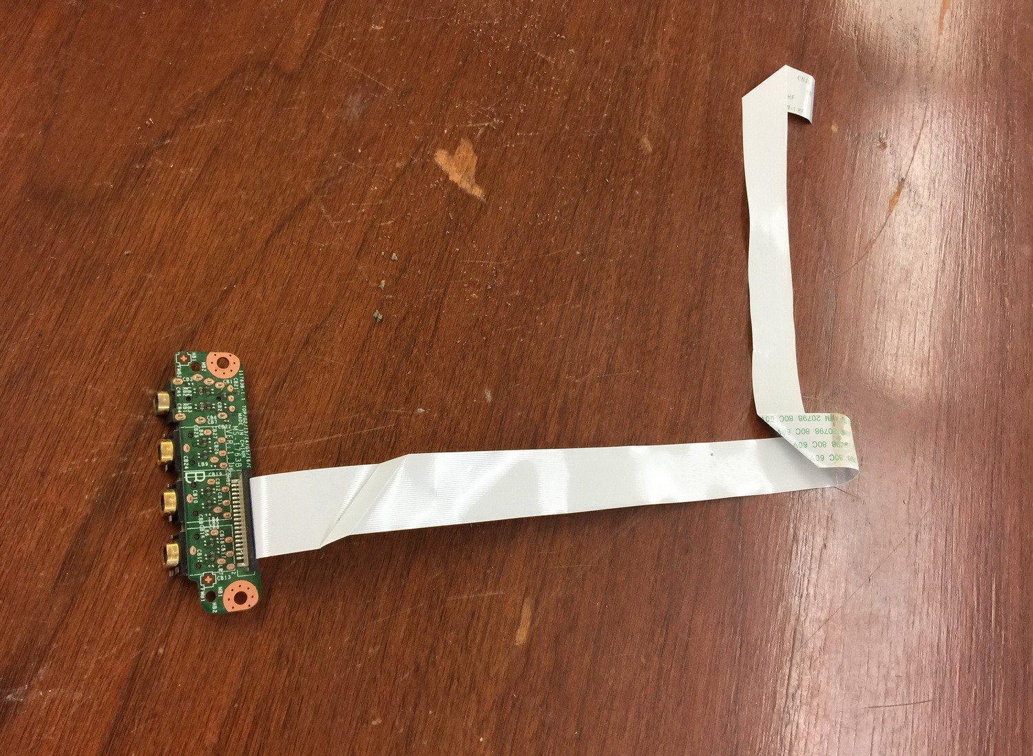 OEM MSI GT70 2PE MS-1763 Laptop Audio Port Board w/ Cable MS-1763B