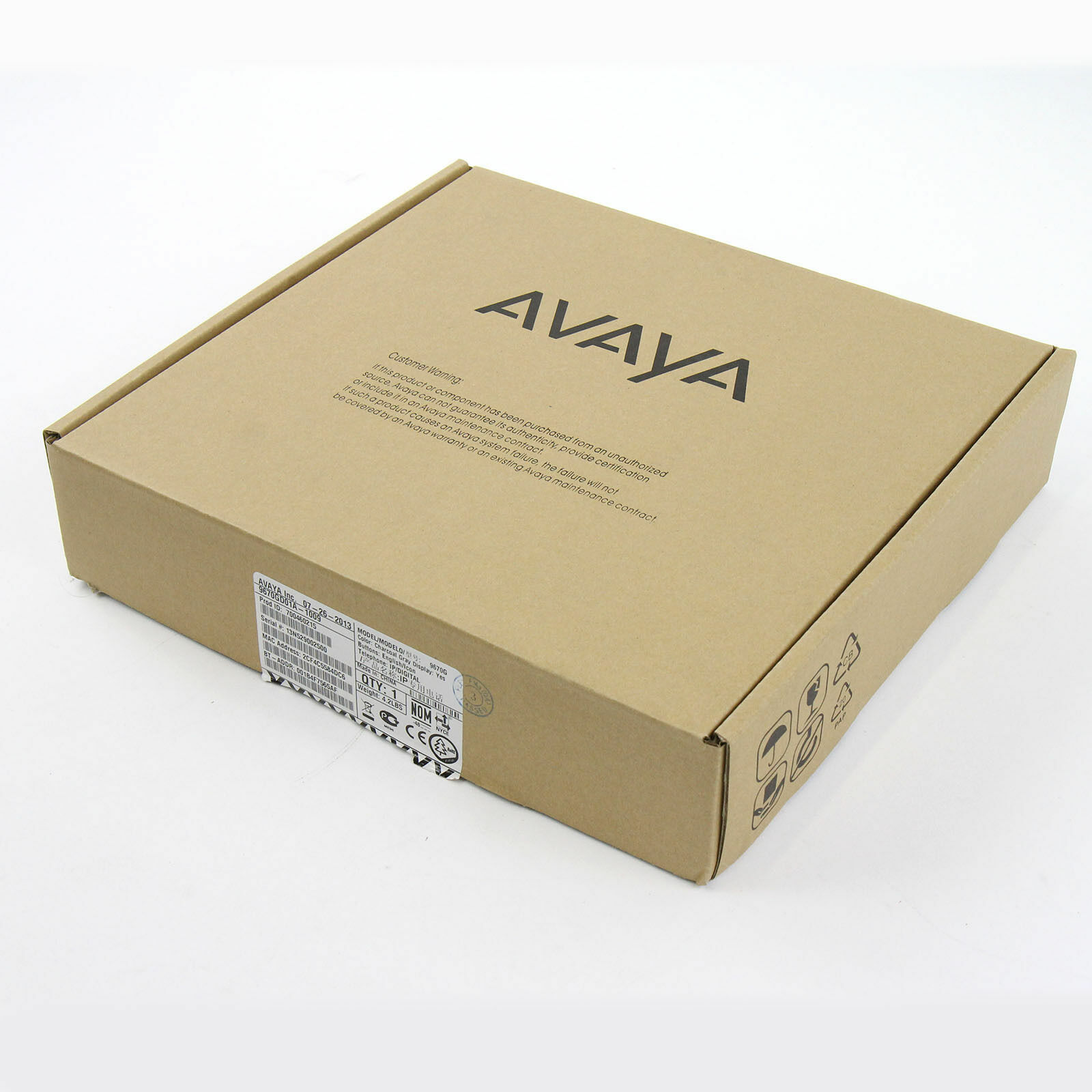 NEW Avaya 9670G VoIP Telephone IP Phone 700460215 Gigabit Bluetooth Color LCD