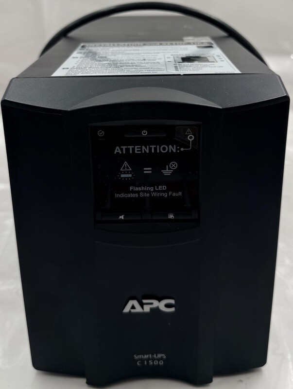 APC SMC1500 SMART-UPS C 1500 1500VA 900W 8 OUTLET BATTERY BACKUP UPS TOWER